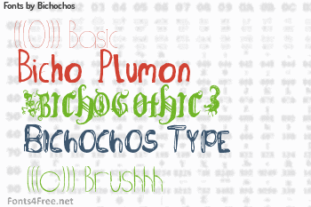 Bichochos Fonts