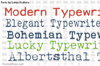 Lukas Krakora Fonts