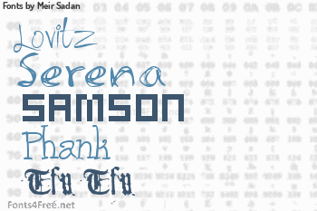 Meir Sadan Fonts