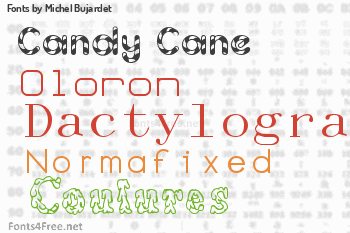 Michel Bujardet Fonts