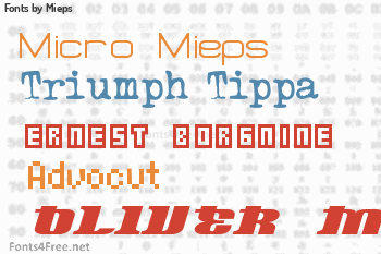 Mieps Fonts