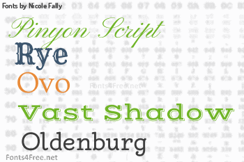 Nicole Fally Fonts