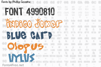 Phillip Cavette Fonts