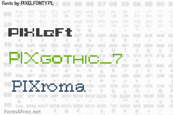 PIXELFONTY.PL Fonts