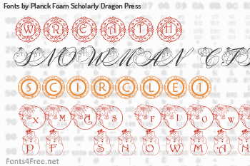 Planck Foam Scholarly Dragon Press Fonts