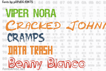 pOPdOG fONTS Fonts