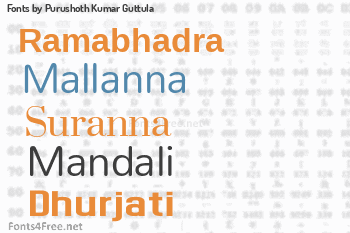 Purushoth Kumar Guttula Fonts