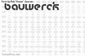 Rob "Yoozer" Janssen Fonts