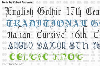 Robert Anderson Fonts