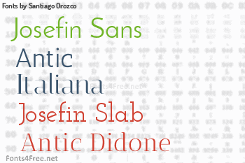 Santiago Orozco Fonts