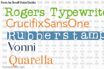 Small Voice Studio Fonts