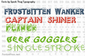 Spork Thug Typography Fonts