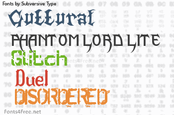 Subversive Type Fonts