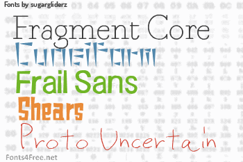 sugargliderz Fonts