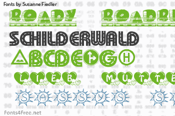 Susanne Fiedler Fonts