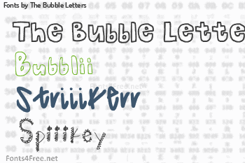 The Bubble Letters Fonts