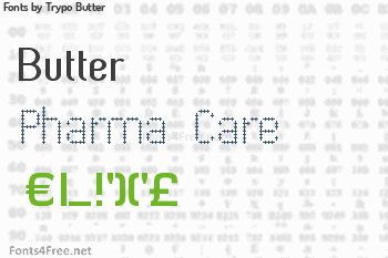 Trypo Butter Fonts