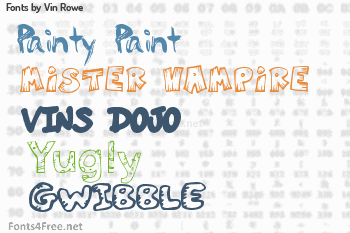 Vin Rowe Fonts