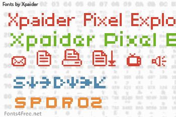 Xpaider Fonts