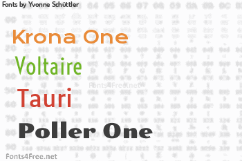 Yvonne Schüttler Fonts