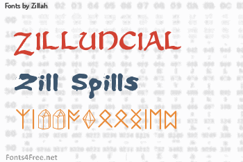 Zillah Fonts