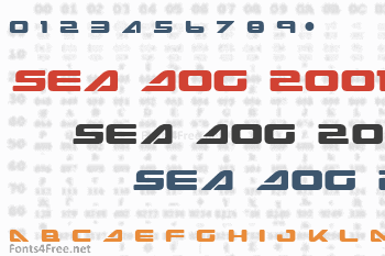 Sea Dog 2001 Font