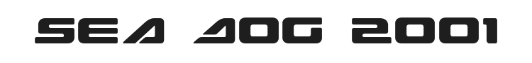 Sea Dog 2001 Font