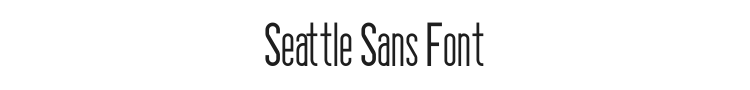 Seattle Sans Font Preview