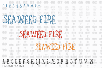 Seaweed Fire Font