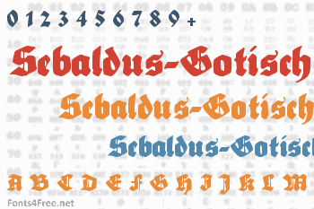 Sebaldus-Gotisch Font