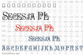 Secesja PL Font