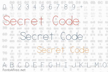 Secret Code Font