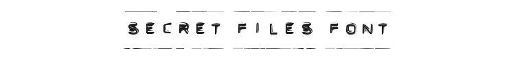 Secret Files Font Preview