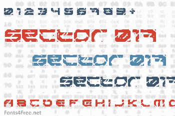 Sector 017 Font