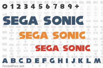 Sega Sonic Font