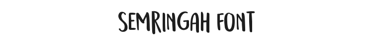 Semringah Font Preview