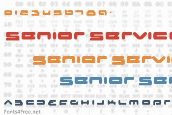 Senior Service Font