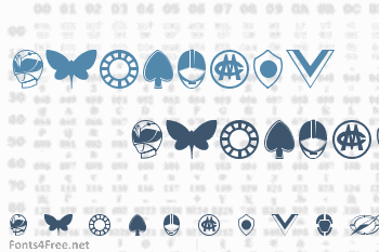 Sentai 30 Dingbats Font