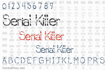 Serial Killer Font