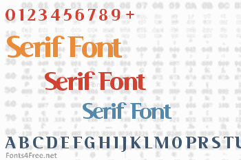 Serif Font