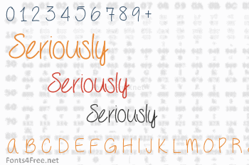 Seriously Font