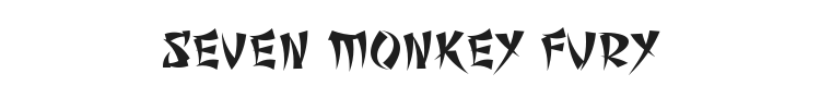 Seven Monkey Fury Font Preview