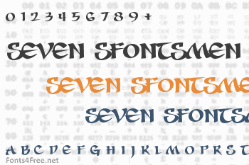 Seven Sfontsmen Font