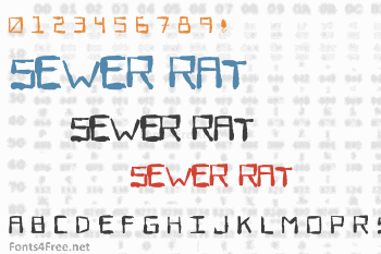 Sewer Rat Font