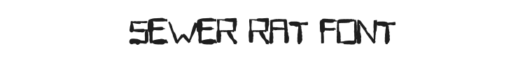 Sewer Rat Font Preview