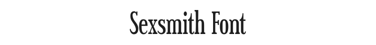 Sexsmith Font Preview