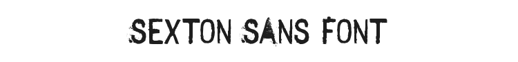 Sexton Sans Font Preview