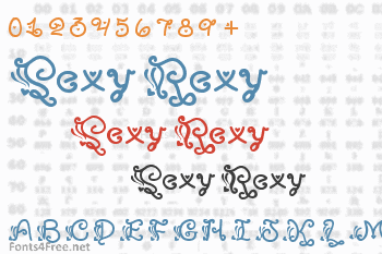 Sexy Rexy Font