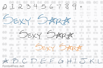 Sexy Sara Font