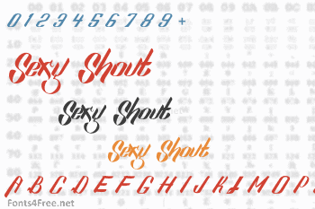 Sexy Shout Font